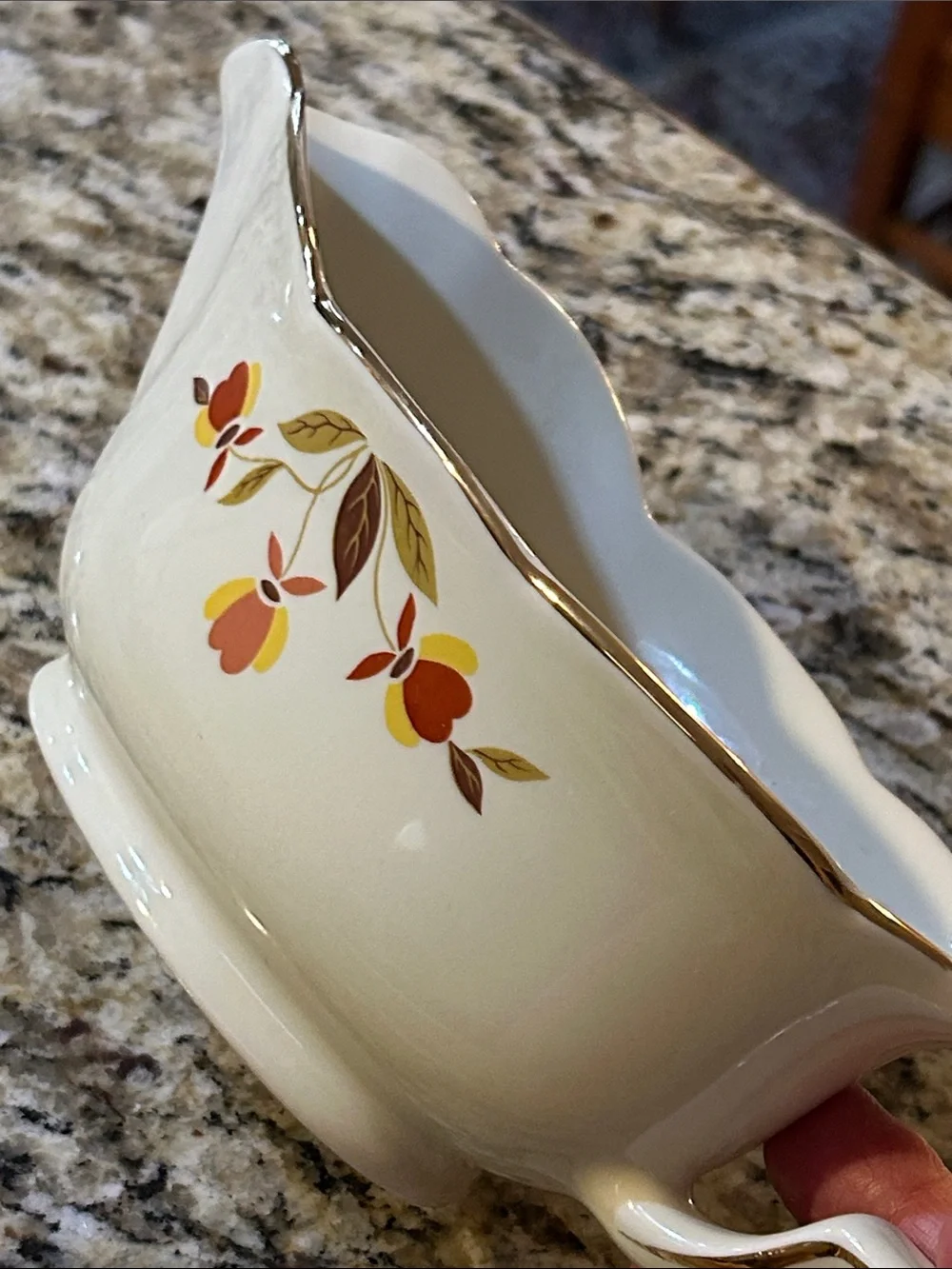 Vintage Hall Jewel Tea Autumn Leaf 